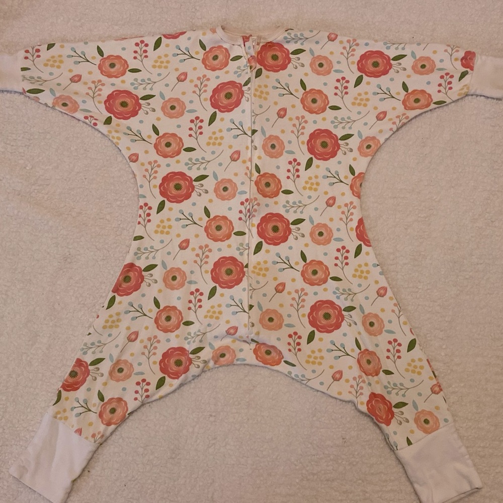Floral Flying Squirrel Sleep Suit